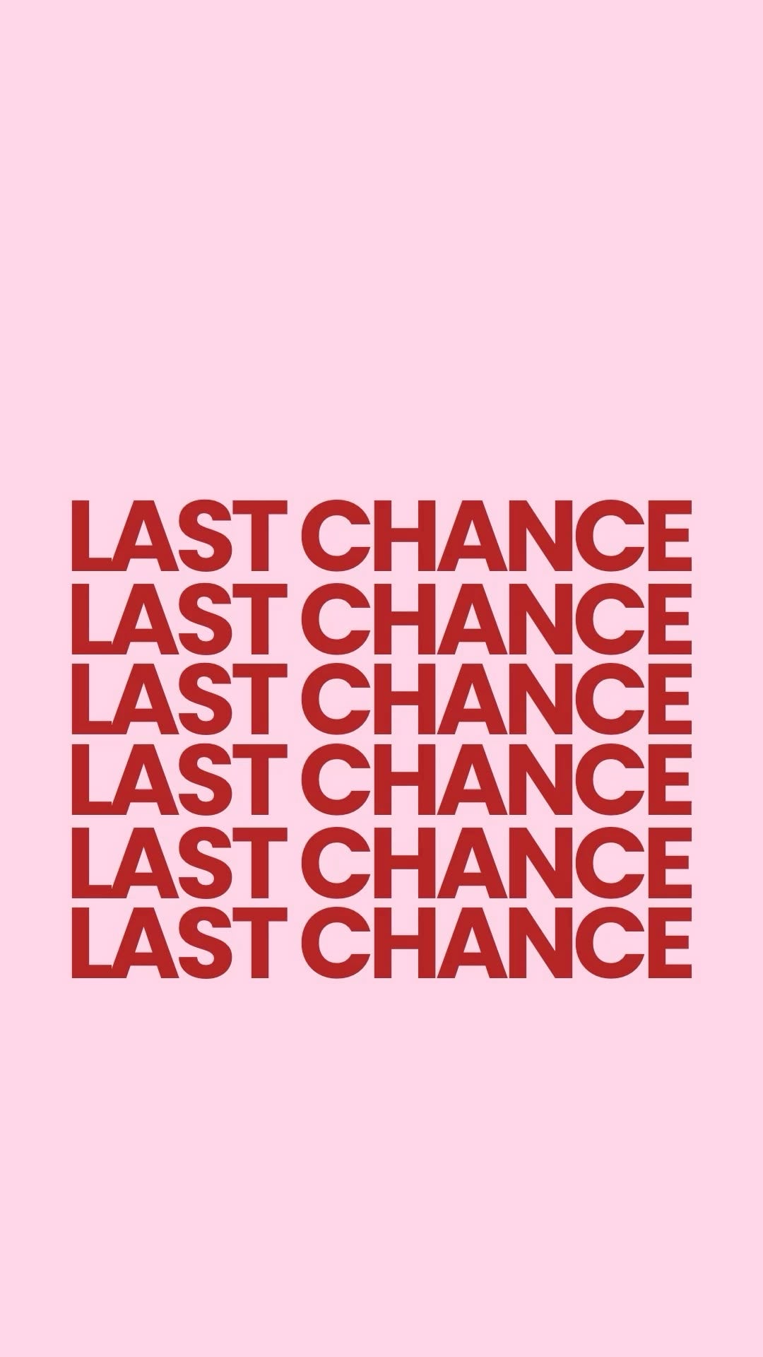 DERNIÈRE CHANCE