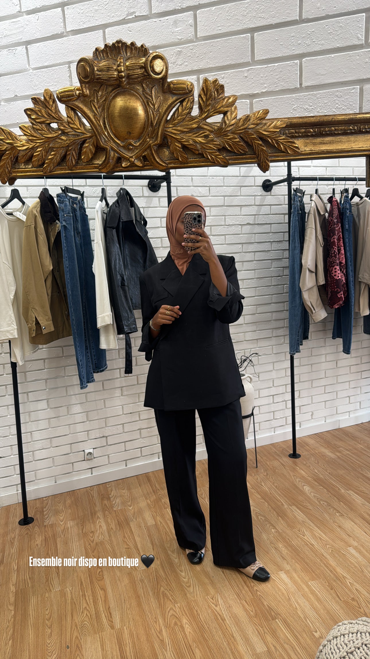 PANTALON À PINCE NOIR