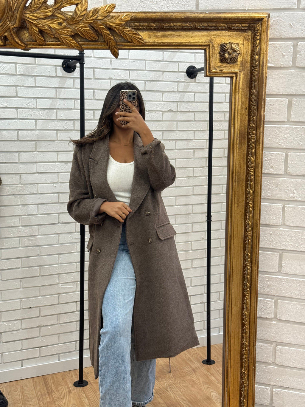 MANTEAU LAINE BROWN