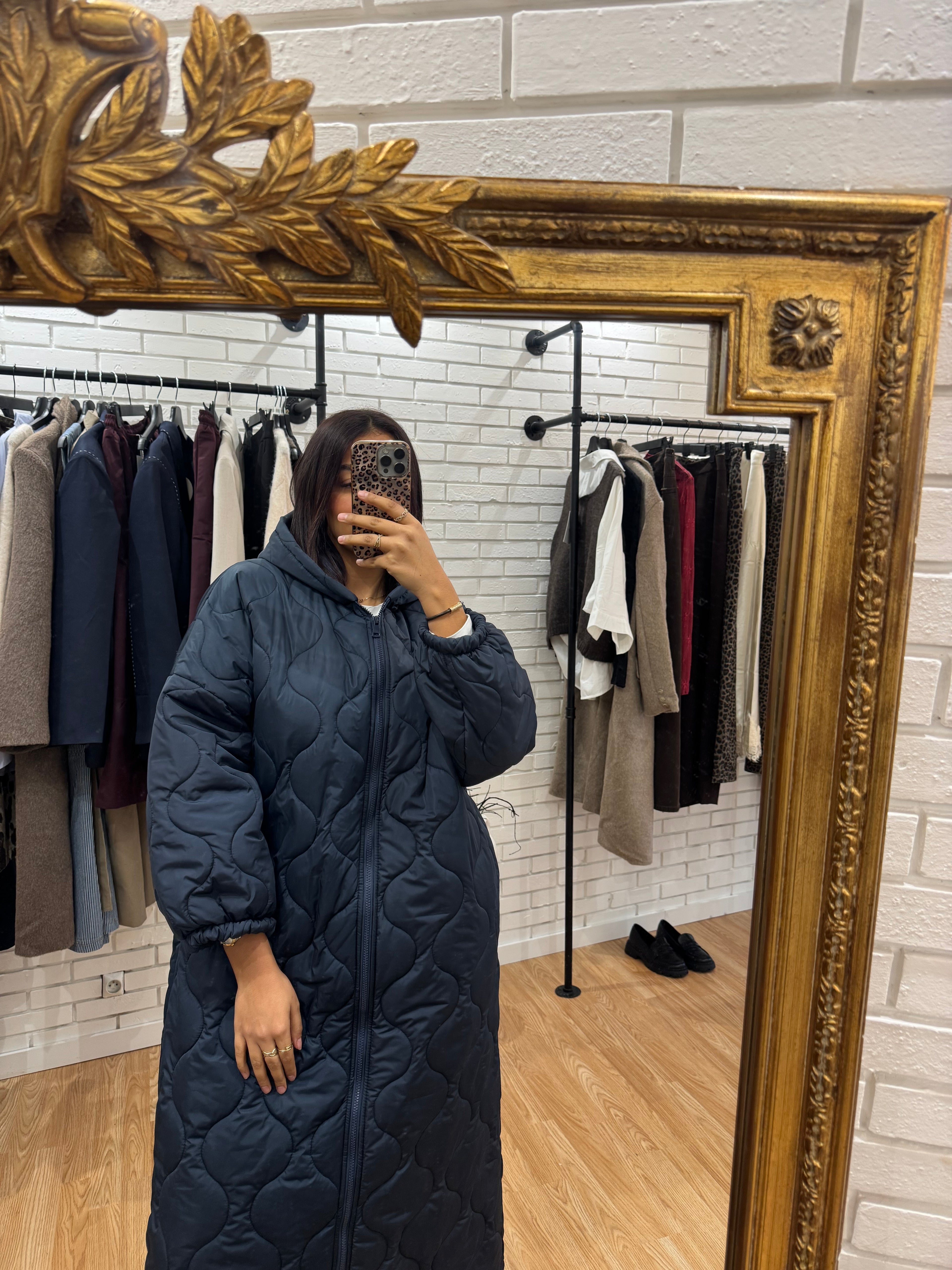 DOUDOUNE BLUE EXTRA LONGUE