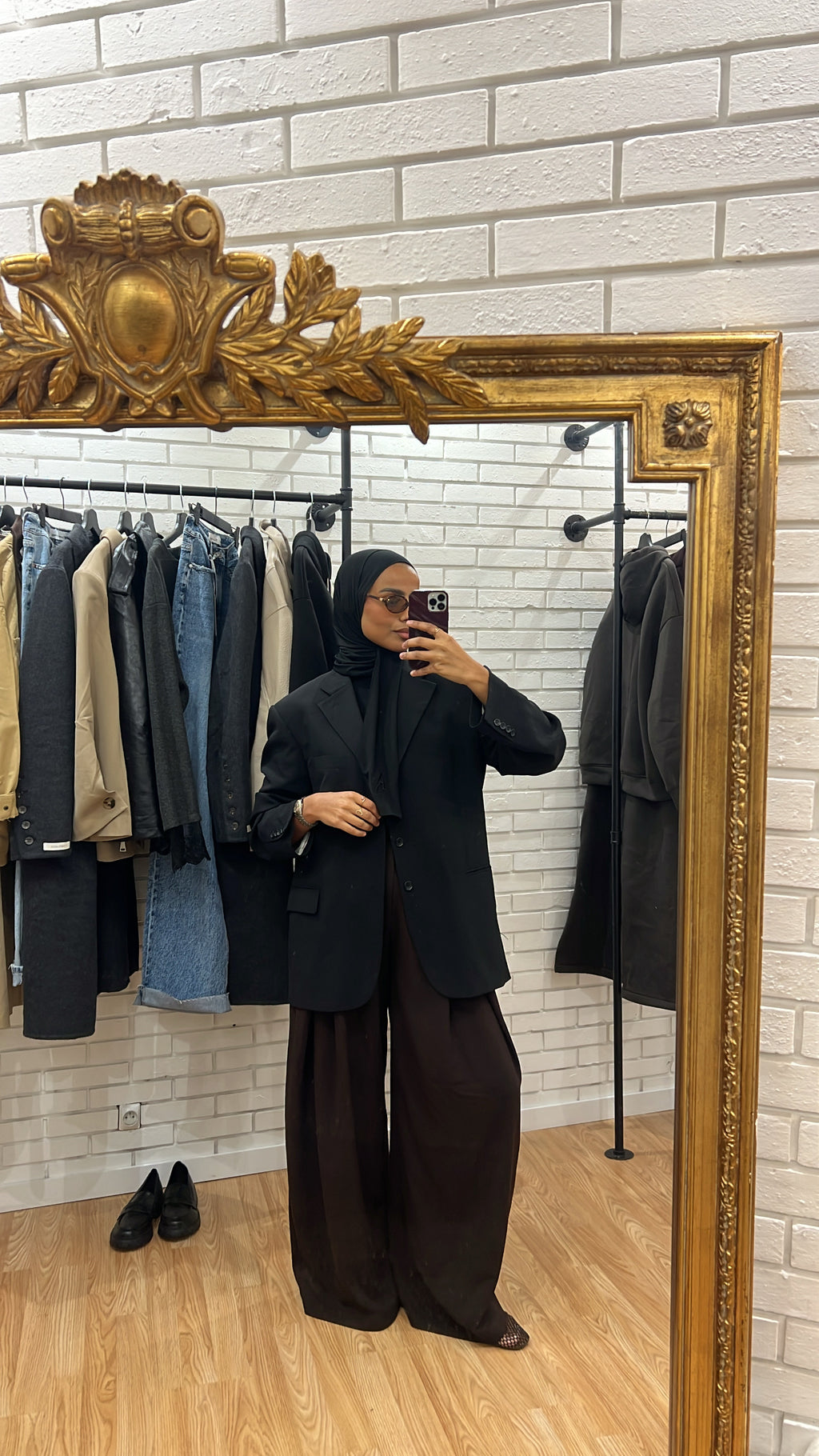 Pantalon Large Brown