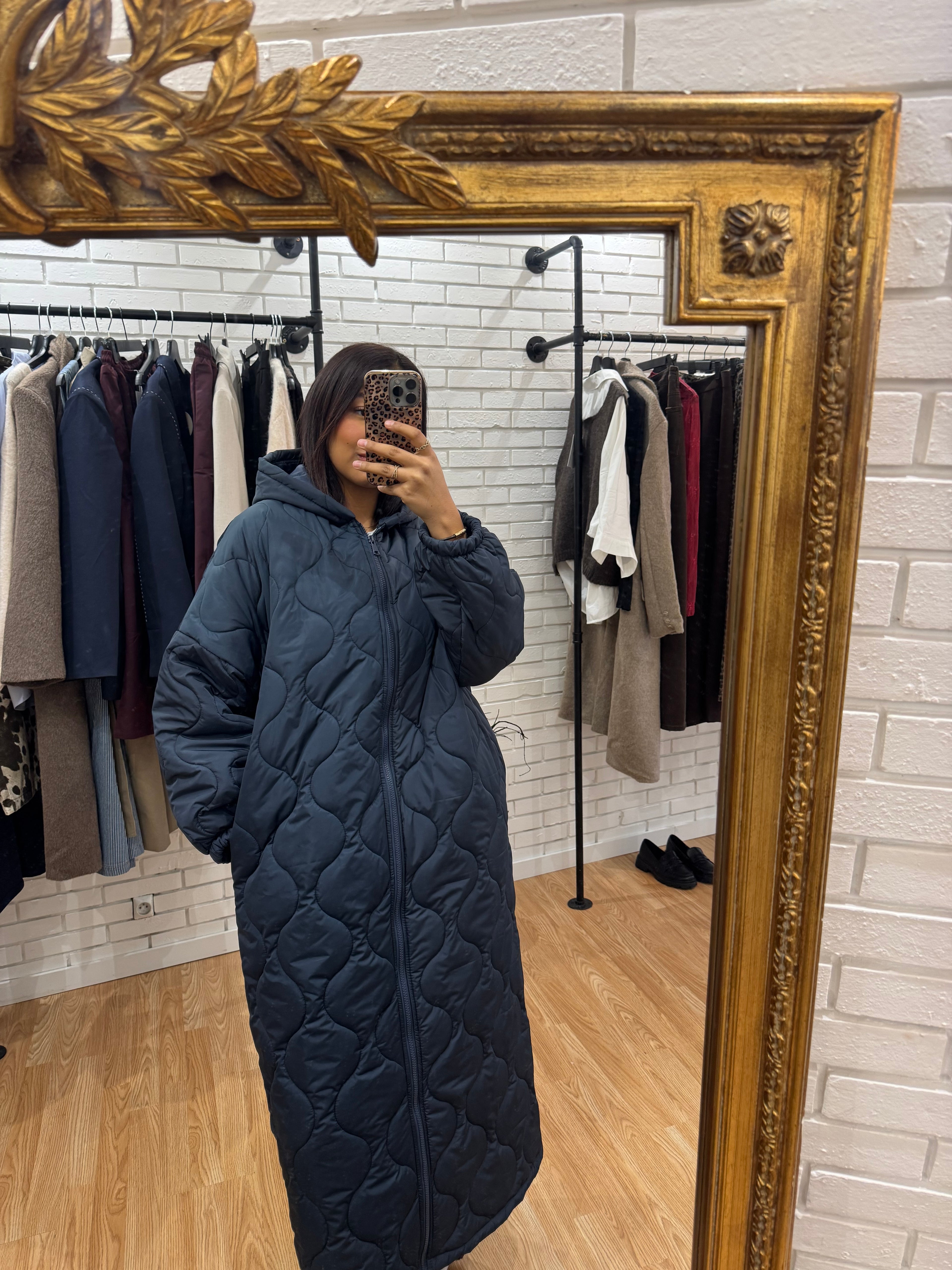 DOUDOUNE BLUE EXTRA LONGUE
