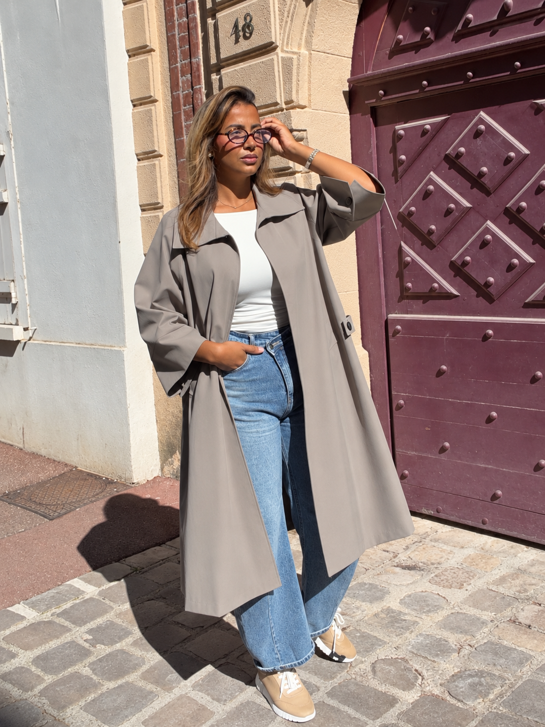 Trench fluide mi saison