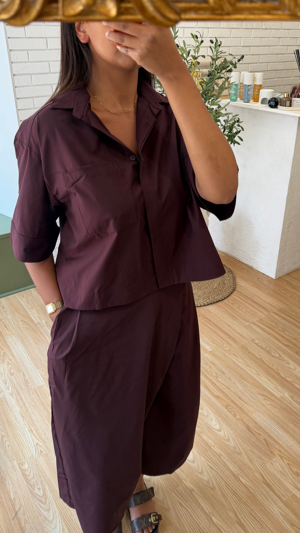 Ensemble burgundy