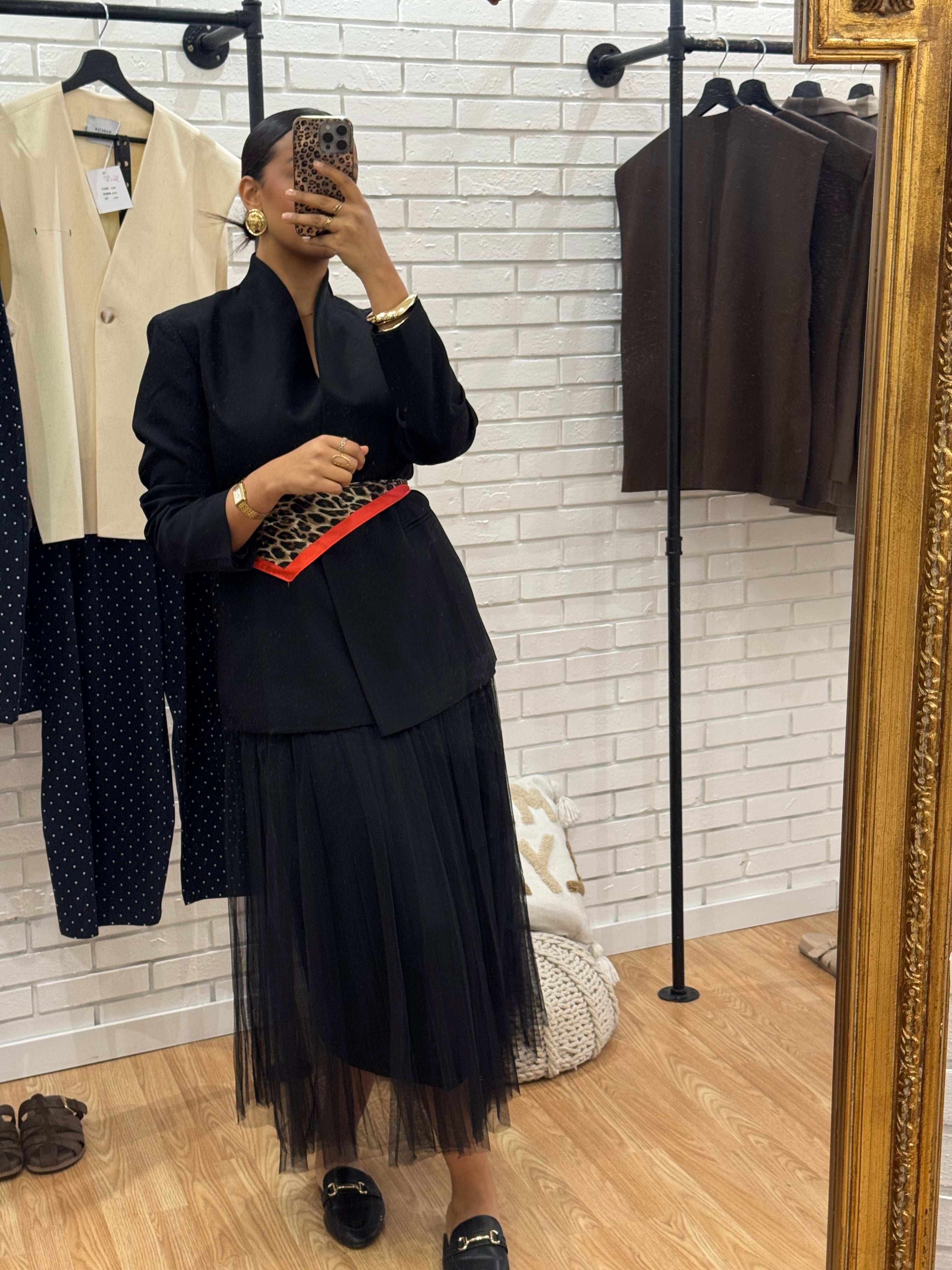 Jupe tule noir
