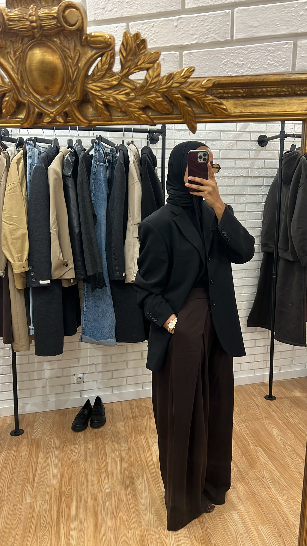 Pantalon Large Brown