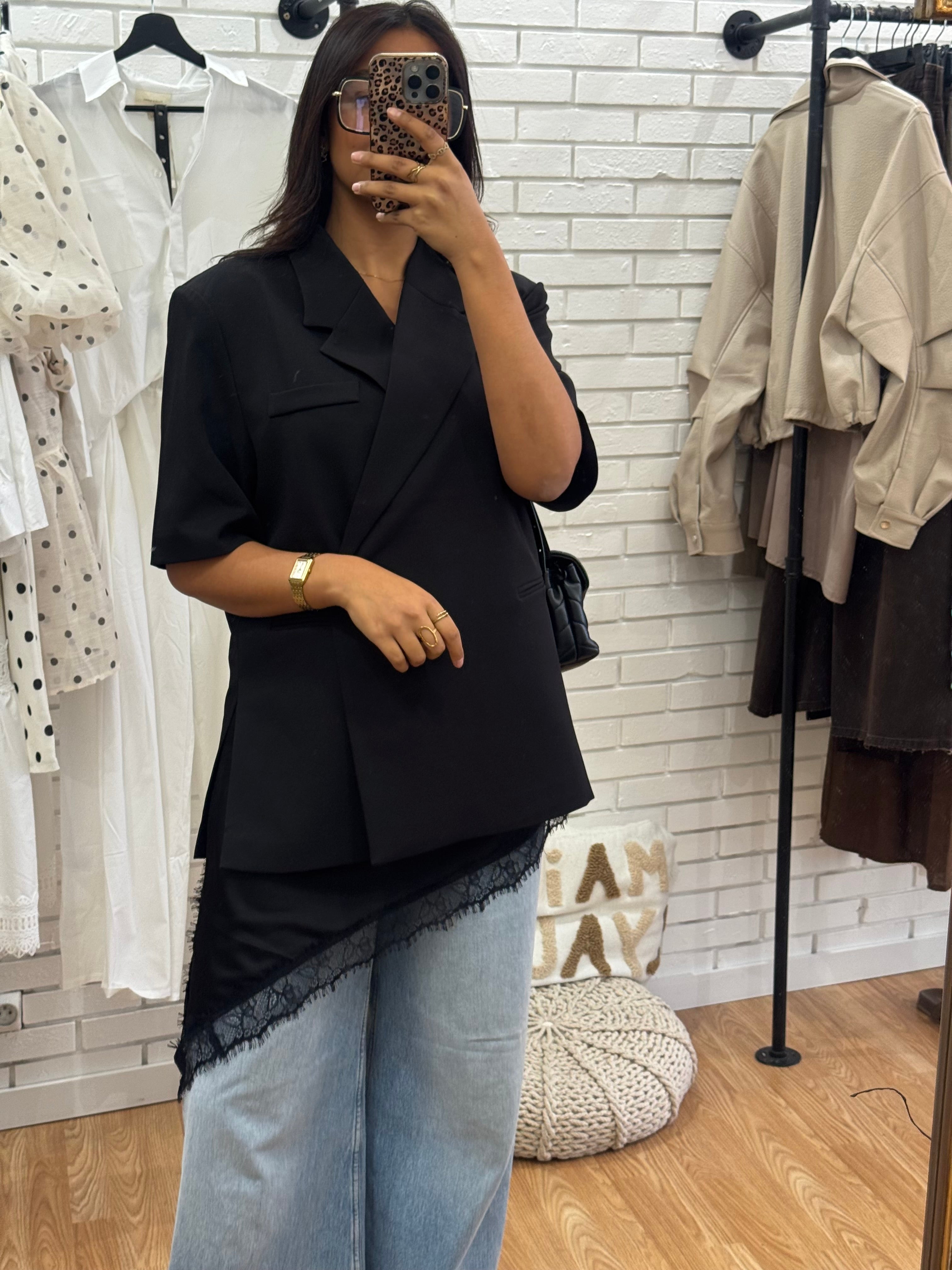 Blazer t-shirt black