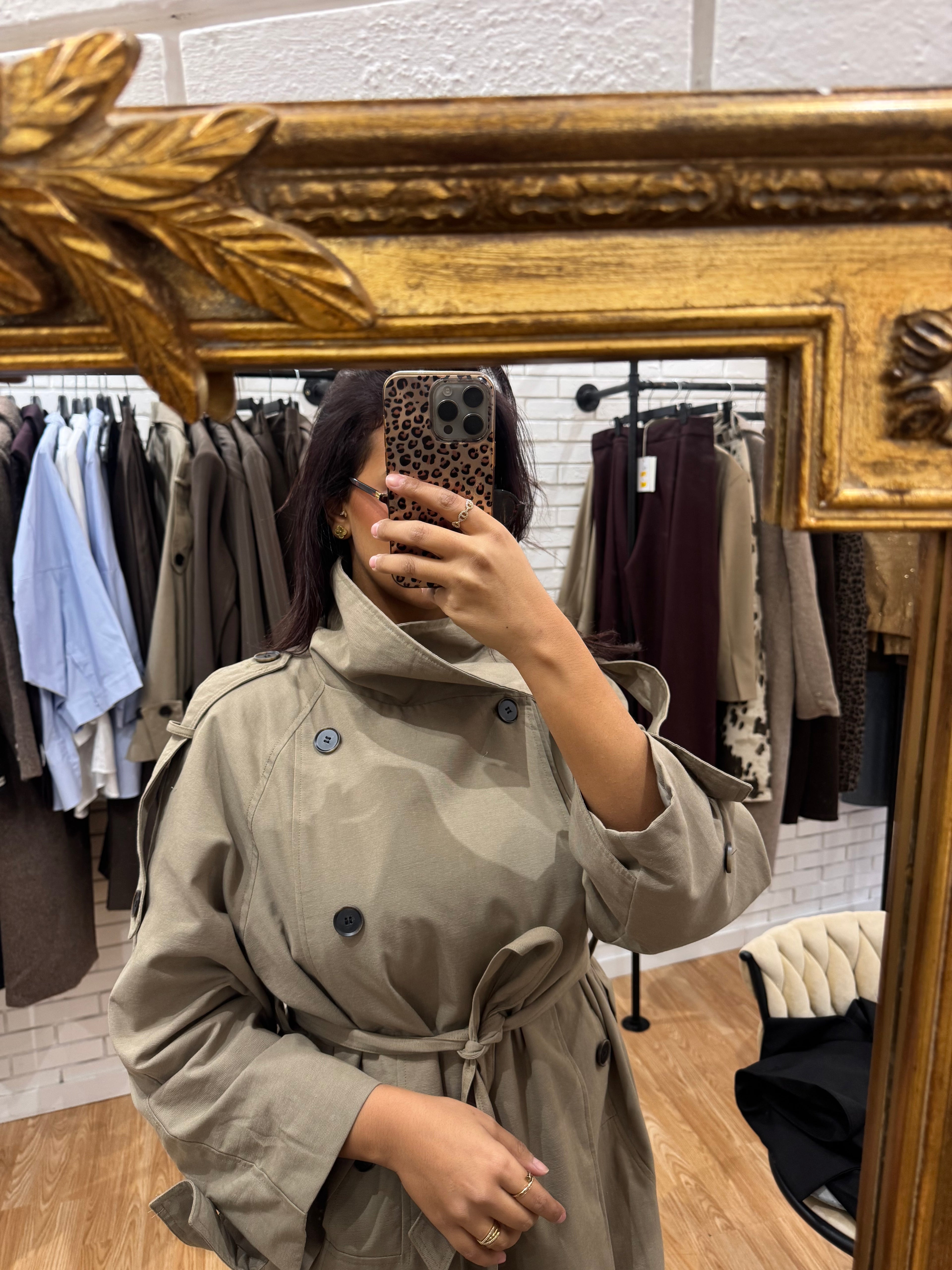 TRENCH À COL MONTANT