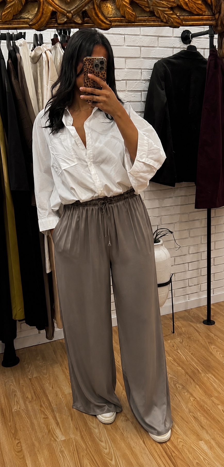 PANTALON FLUIDE ANTHRACITE