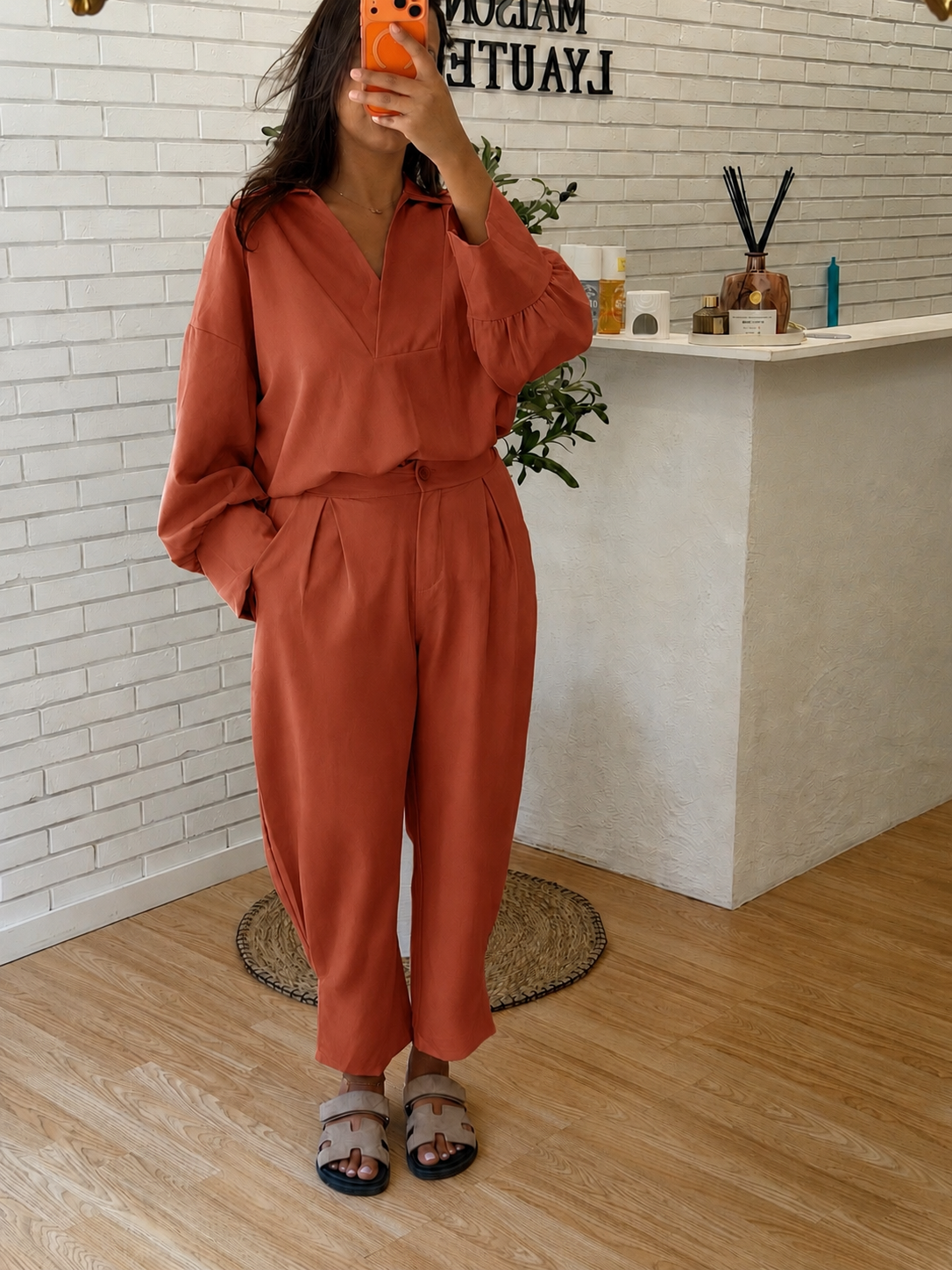 Ensemble terracota