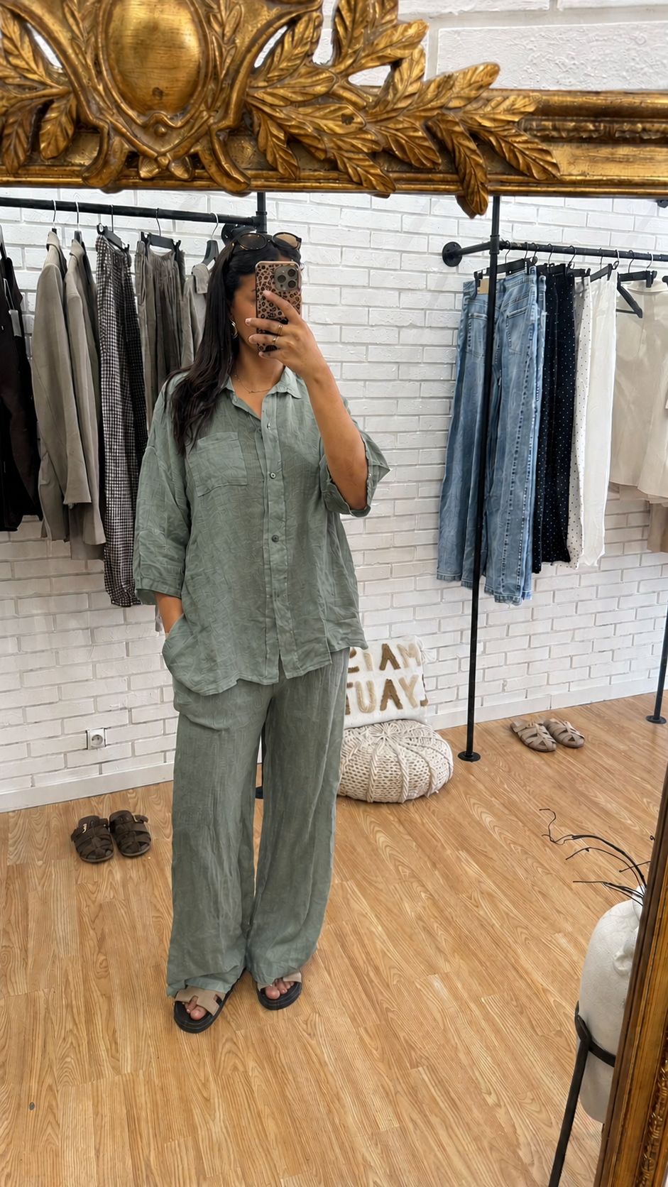 ENSEMBLE LIN OLIVE