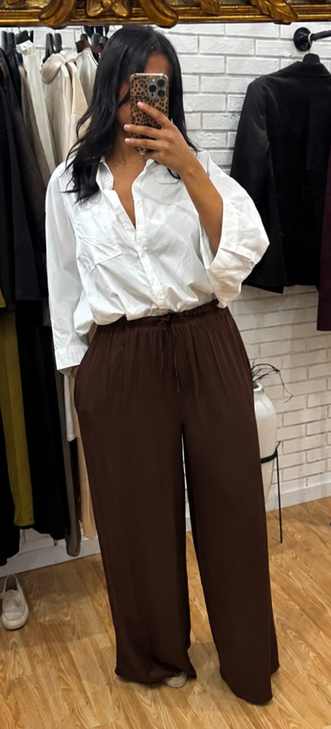 PANTALON FLUIDE BROWN