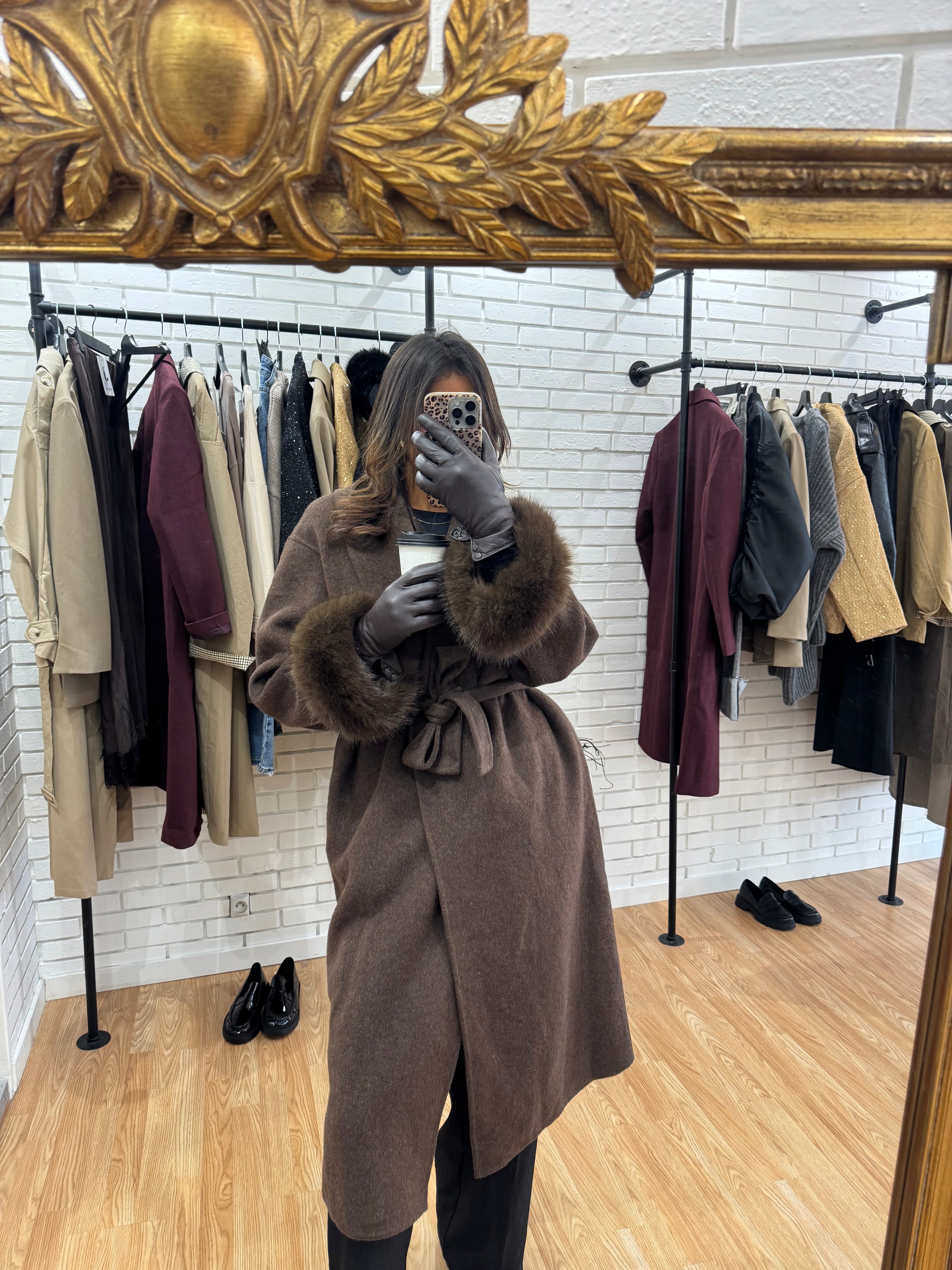 Manteau winter brown