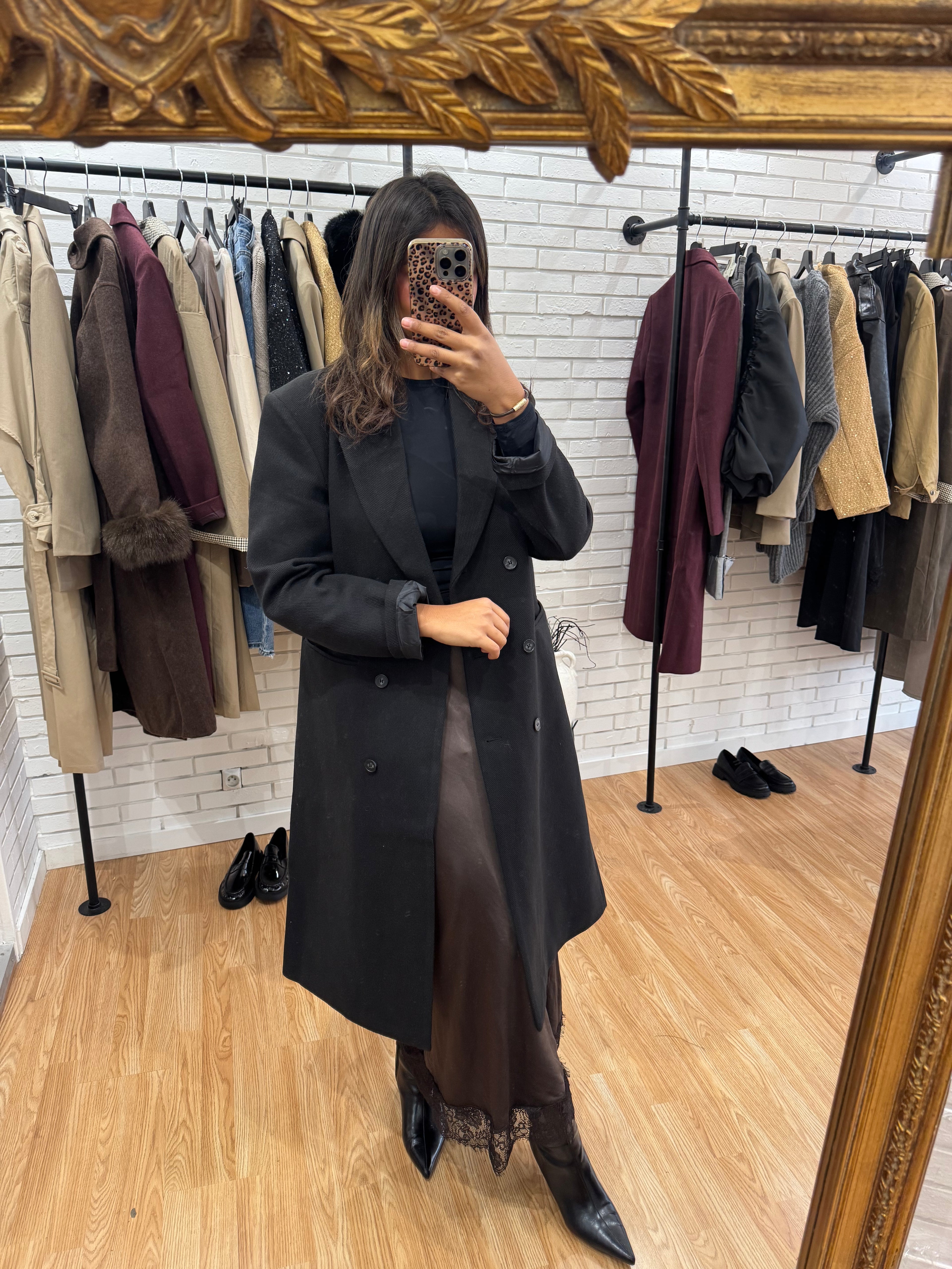 Jupe dentelle marron inspi Zara