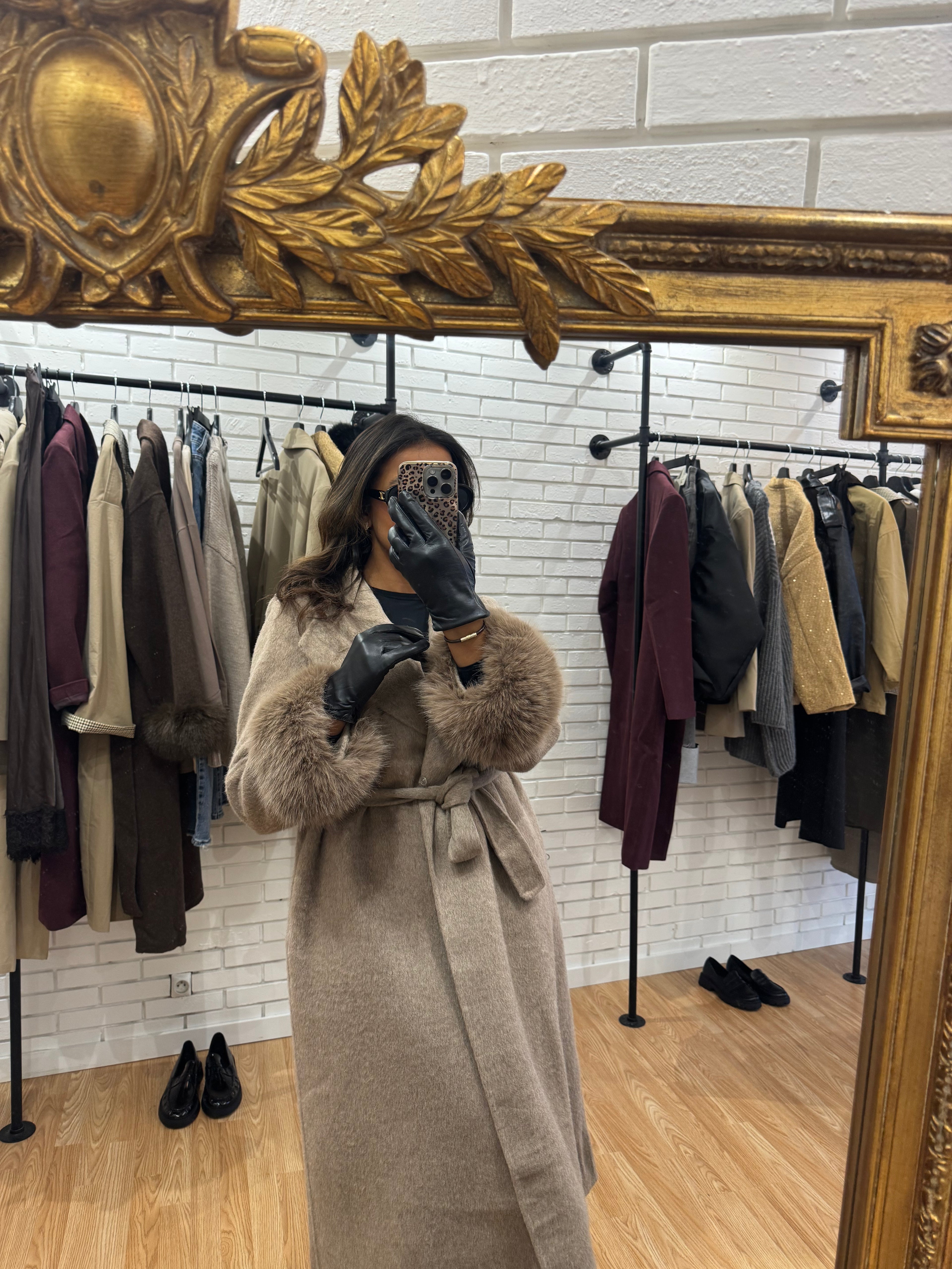 Manteau winter taupe