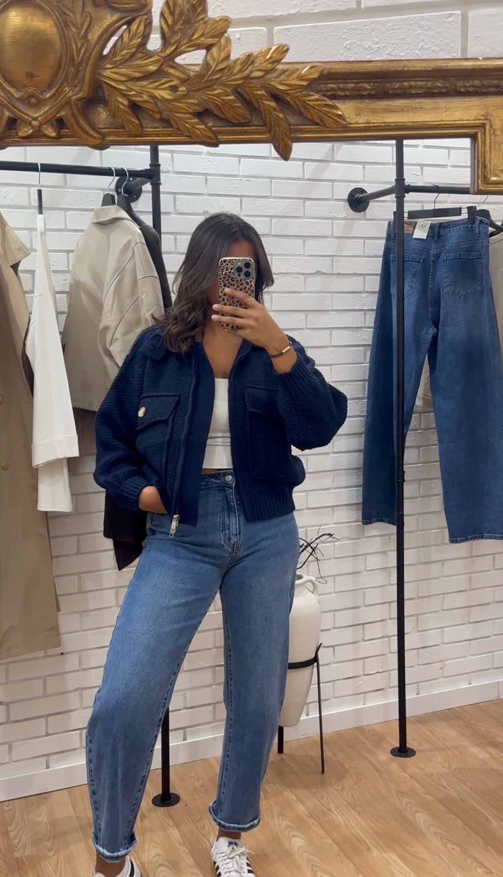 VESTE GILET ÉPAIS BLEU