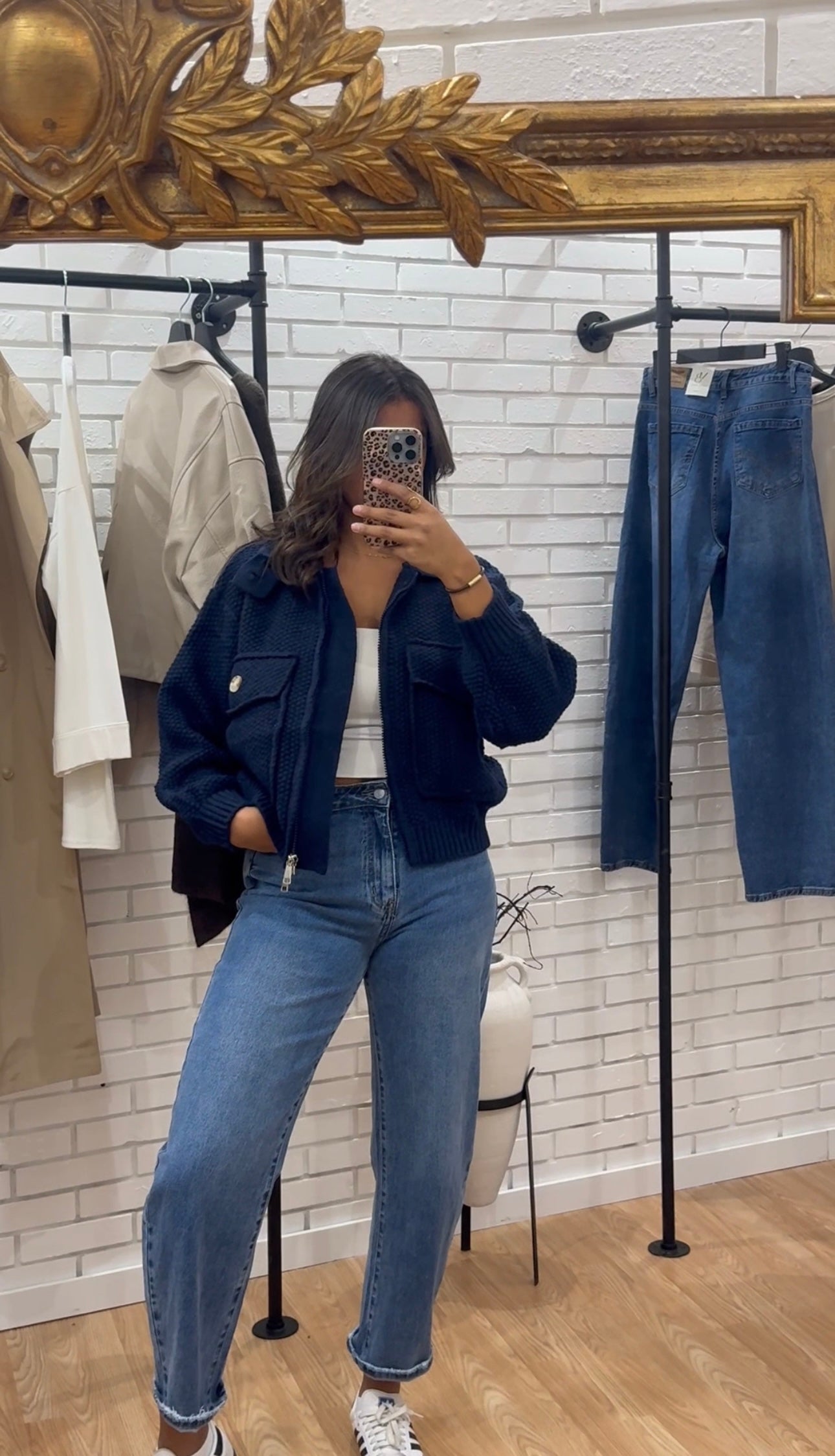 VESTE GILET ÉPAIS BLEU