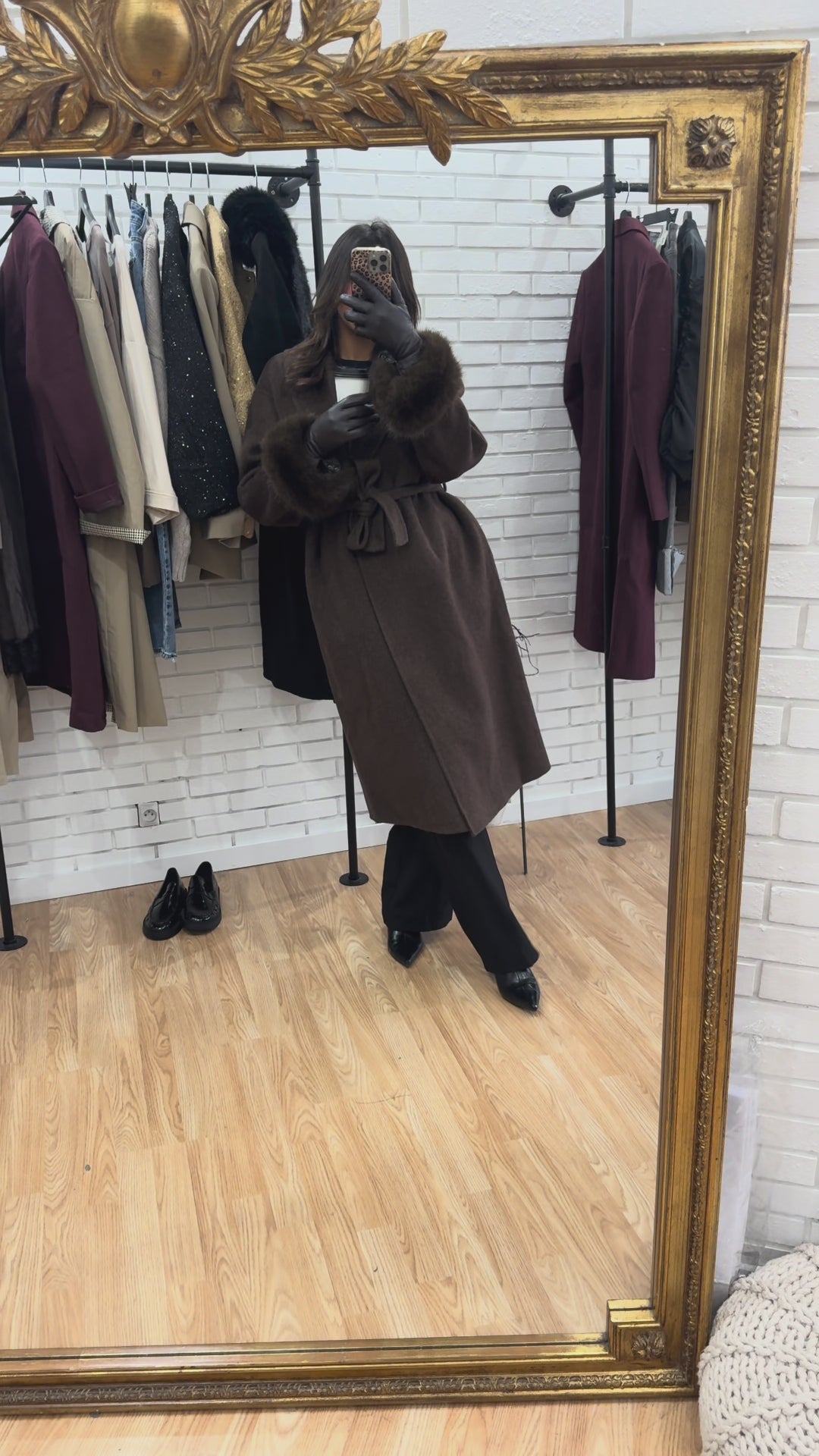 Manteau winter brown