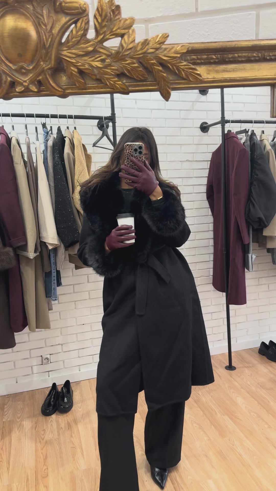 Manteau winter noir